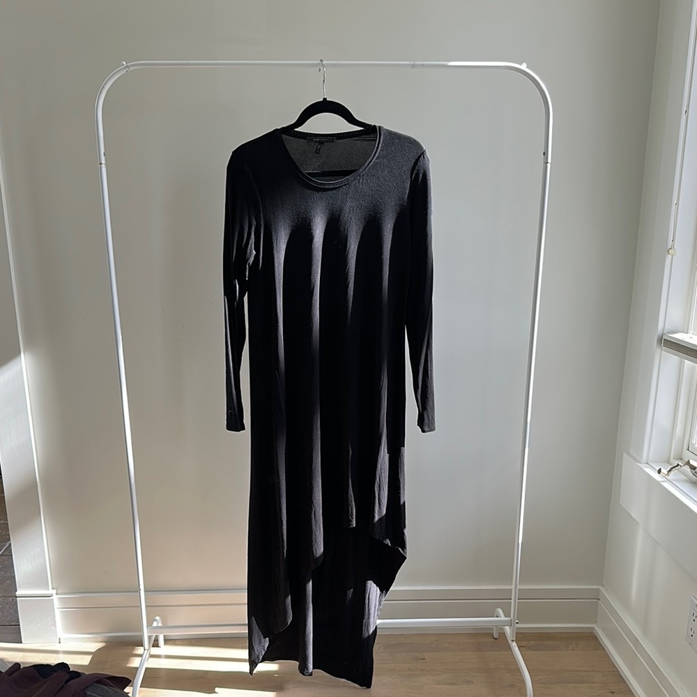 Elegant Black Long Sleeve Dress